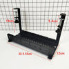 Stretchable Under Desk Cable Management Tray Carbon Steel Cable Organizer Cable Storage Rack(White)