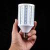 25W PC Case Corn Light Bulb, E27 2200LM 90 LED SMD 5730, AC 85-265V(White Light)