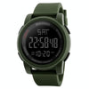 SKMEI 1257 Men Fashionable Outdoor 50m Waterproof Digital Watch Sports Wrist Watch(Army Green)