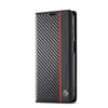 For Samsung Galaxy A16 5G LC.IMEEKE Carbon Fiber Leather Phone Case(Vertical Black)
