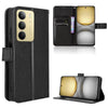 For Realme C75 4G Diamond Texture Leather Phone Case(Black)