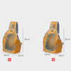 TAILUP Pet Carrier Bag, Small, Orange Brown - Foldable, Front Chest Bag