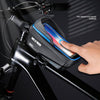 WILD MAN ES12X 1LEVA Hard Shell Bicycle Bag Cycling Phone Touch Screen Front Beam Bag, Color: Blue