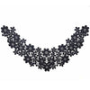 Gold Brown Lace Collar Three-dimensional Hollow Embroidered Fake Collar DIY Clothing Accessories, Size: About 45 x 26cm