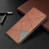 For Nokia G20 / G10 Rhombus Texture Horizontal Flip Magnetic Leather Case with Holder & Card Slots & Wallet(Brown)