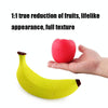 Fruit Cube 1:1 Simulation Puzzle Decompression Alien Cube Toy, Colour: Banana