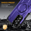 For Samsung Galaxy A13 5G Lens Holder MagSafe Phone Case(Purple)