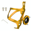 With Rotation Base JUNSUNMAY Bike Cup Holder Cages Bicycle Water Bottle Aluminum Alloy Bracket(Golden)