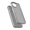For iPhone 15 Shockproof Terminator Transparent Phone Case(Grey)