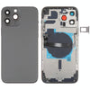 iPhone 13 Pro Max Black Battery Back Cover with Keys & Wireless Charging