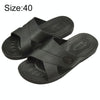 Anti-static Non-slip X-shaped Slippers, Size: 40 (Black)