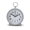 Office Home Round Alarm Clock Student Watch Gift(Grey)