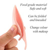 1 Pairs Halloween Elf Latex Ears Cosplay Props, Size:10cm (Purple)