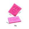 2 PCS Pterodactyl Chocolate Cake Clay Decoration DIY Silicone Mold(Large Pink)