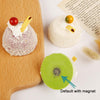 PU Slow Rebound Simulation Bread Model Desktop Decoration, Size: 6x4x4cm(Purple)