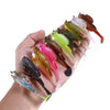 4 PCS HENGJIA SO062 Defense Bottom Tail 14g Jumping Fish Luya Soft Bait(5)