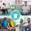 300Mbps Wireless-N Range Extender WiFi Repeater Signal Booster Network Router with 2 External Antenna, EU Plug(Black)