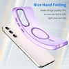 For Samsung Galaxy S23+ 5G MagSafe Frosted Translucent TPU + PC Full Coverage Phone Case(Dark Purple)