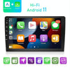 A3012 9 Inch Android Navigation CarPlay 1+32G Dual-Spindle Universal Central Control Screen Car Navigator Reversing Video Player(Standard)