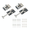 2pcs / Set Vans / RVs / Trucks 4 inch Stainless Steel Door Hook with Screws(Silver)