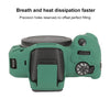 For Canon EOS R100 Glossy Soft Silicone Protective Case(Green)