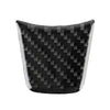 Carbon Fiber Car Steering Wheel Decorative Sticker for Jaguar F-PACE 2016-2020