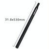 FMFXTR Aluminum Alloy Mountain Bike Extended Seat Post, Specification: 31.8x530mm (Black)