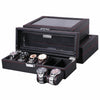Carbon Fiber PU Leather Watch Box Jewelry Storage Box Packaging Box, Style: 05 Watch Positions