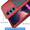 For Samsung Galaxy S25 5G Shockproof Life Waterproof Silicone + Zinc Alloy Phone Case(Red)