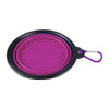 Collapsible Silicone Pet Travel Bowl (13cm, Random Colour)