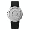 EUTOUR E030 Magnetic Ball Men Bezel-Free Design Watch(Silver)