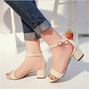 Women Summer Open Toe Sandals, Size:38(Beige)