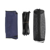 Outdoor Camping Aluminum Alloy Portable Folding Beach Chair, Colour: Without Pocket (Blue Gray)