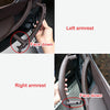 Car Left Side Inside Doors Handle Pull Trim Cover for BMW X5 / X6, Left Driving (Black)
