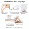 H01 Portable Home Use Laser IPL Hair Removal Devicepainless Epilator Permanent, Specification:UK Plug(Black)