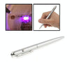 Magic Trick - Invisible Ink UV Light Pen(Silver)