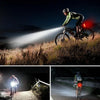 Bike Light USB Rechargeable Mountain Bike Warning Light, Specification:Front Light + Tail Light
