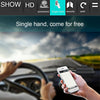 Car HUD Head Up Display, Phone GPS Mount for 6" Smartphones (Black)