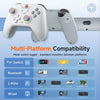 EasySMX X05 Wireless Gamepad Hall RGB Effect Controller For PC / Phone / Switch / Steam Deck(White)