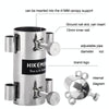 HIKEMAN Enlarged Aperture Outdoor Camping Canopy Pole Holder, Style: Stainless Steel (Silver)
