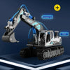 Children Science Education Building Block Toys Hydraulic Mechanical Engineering Vehicle, Model: Excavator