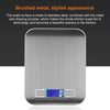 Stainless Steel Small Food Electronic Scale Kitchen Portable Baking Electronic Scale, Colour: 10kg/1g (Battery Model Black)