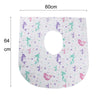 5pcs Disposable Nonwoven Toilet Pad Portable Hotel And Traveling Cartoon Universal Cushion, Style: Dinosaur(60 x 64cm)