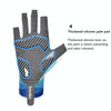 BOODUN P101251 Summer Outdoor Half Finger Silicone Non-Slip Fishing Gloves, Size: XL(White)