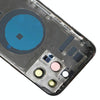 iPhone 14 Pro Max Back Cover Black - Card Tray & Side Keys