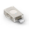 USB to 8 Pin Multifunction Travel Case Shape Apapter(Light Gold)