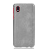 For Samsung Galaxy A01 Core / M01 Core Shockproof Litchi Texture PC + PU Case(Gray)