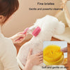 Long Handle Pet Bath Brush with Shampoo Dispenser - Yellow