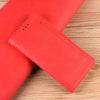 For Samsung Galaxy S24 FE 5G Skin Feel Calf Texture Card Slots Leather Phone Case(Red)
