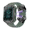 OVISEN T93 1.96 inch IPS Screen 2 in 1 Bluetooth Headset Smart Watch, Supports Blood Oxygen Monitoring/Bluetooth Music(Green)